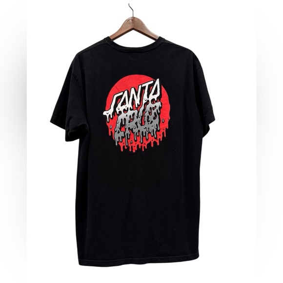 Santa Cruz Skateboards Men’s Black Graphic T-Shirt - Picture 5 of 5